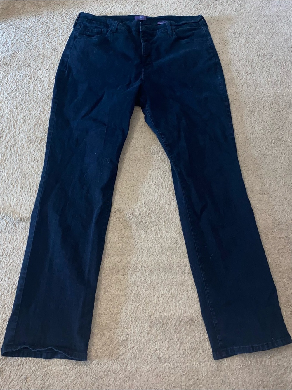 Not your daughters jeans Black Straight leg jeans 18W.